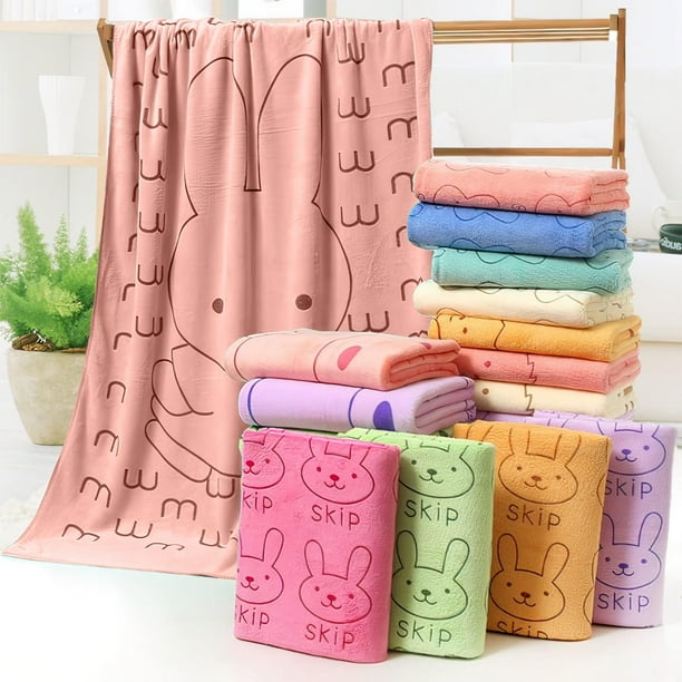 Toalla de baño de microfibra de 70 x 140 cm, toalla de playa, absorbente, seca, grande, estampada, para natación.