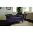 thumbnail image 2 of Luna Tapissée Causeuse Violette, 2 of 10