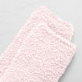 thumbnail image 6 of DQRPSEETB Women Fuzzy Fluffy Cozy Slipper Socks Warm Soft Winter Plush Home Sleeping Socks Thin Socks Women,Black Crew Socks Pink, 6 of 6