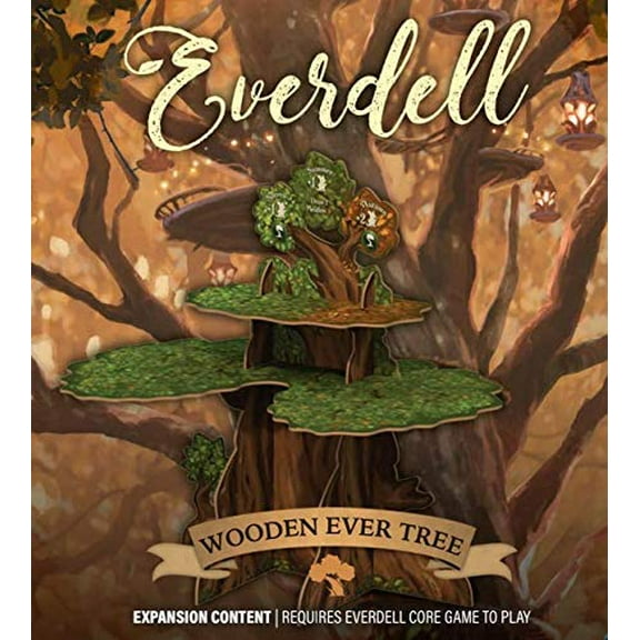 Everdell Strategy Board Game: Wooden Ever Tree Accessory, for Ages 10 and up, from Asmodee