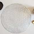 thumbnail image 4 of Alfombra de placa decorativa de estilo de lujo ligero de PVC con forma circular hueca, 6 piezas, 4 of 7