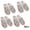 Small Flower, variant on KYAIGUO 4PCS Spa Slippers, Disposable Slippers Non Slip Beautiful Prints Indoor Slippers for Adults Lightweight and Portable Closed Toe Spa Slippers for Hotel Travel