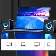 thumbnail image 3 of Wired Speaker, 4D Stereo Sound Exquisite Design Stylish Desktop Computer Speaker  for Home, 3 of 7