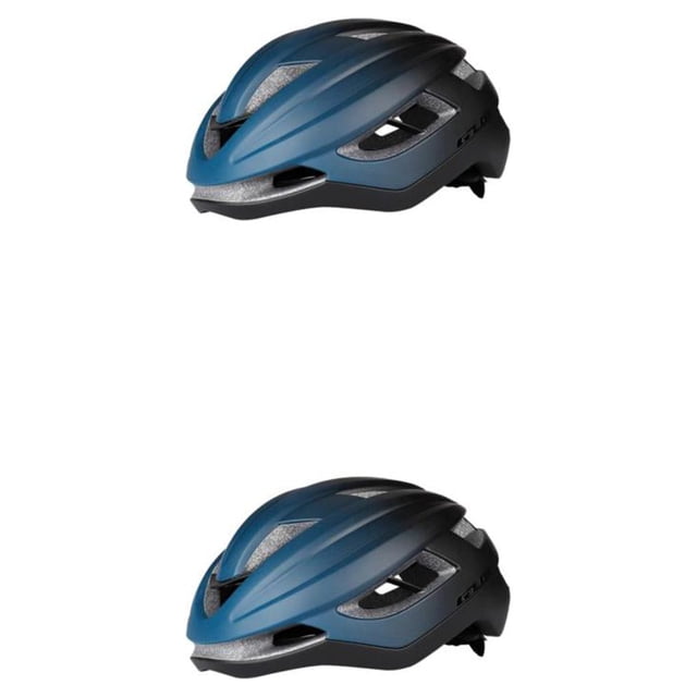 Eigraketly Sombrero de seguridad Casco de bicicleta Equipo de protección Ancho Ajuste de alta resolución Profesional A prueba de golpes A prueba Azul marino 2piezas