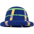 thumbnail image 6 of CoCopeaunts Sweet and Cool Girl Bucket Hats Color Crochet Fisherman Hat Roll-up Brim Handmade Japanese Women's Beanie Hat, 6 of 8