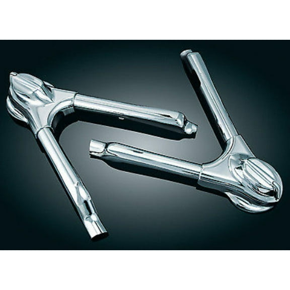 Kuryakyn 7815 Swingarm Cover Set with Unlighted Phantom Covers