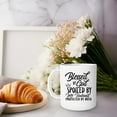 thumbnail image 3 of Faith Coffee Mug,Blessed By God Spoiled By My Husband Coffee Mug,Christian Quote Coffee Mug, Gifts For Mom Wife,Blessed Mom Coffee Mugs 11oz, 3 of 6
