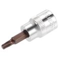 thumbnail image 1 of Unique Bargains 3/8' Drive x T25 Torx Bit Socket, S2 Steel Bits, CR-V Sockets 2' Length (For Hand Use Only), 1 of 3