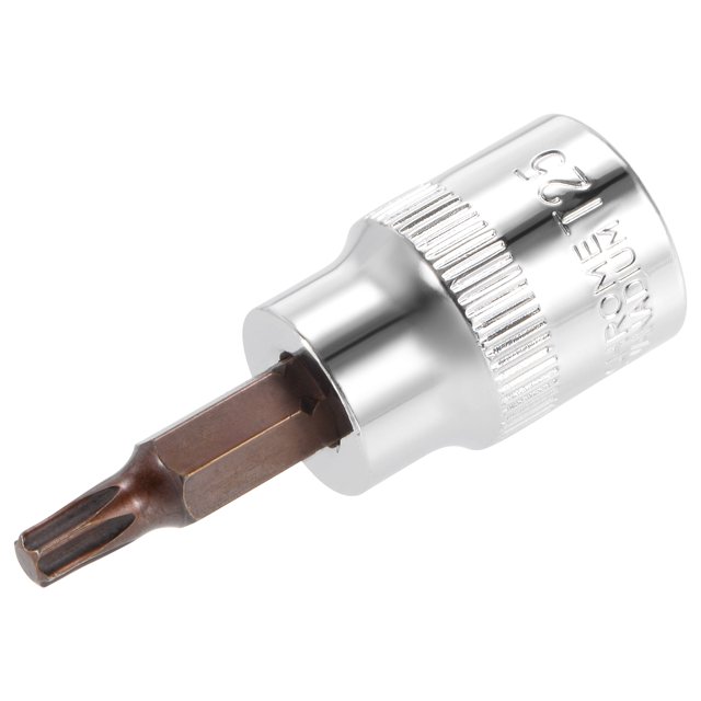 Unique Bargains 3/8' Drive x T25 Torx Bit Socket, S2 Steel Bits, CR-V Sockets 2' Length (For Hand Use Only)