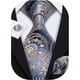 thumbnail image 3 of Paisley Tie Fashion Set Hanky Gemelos Corbatas para hombres Seda tejida, 3 of 4