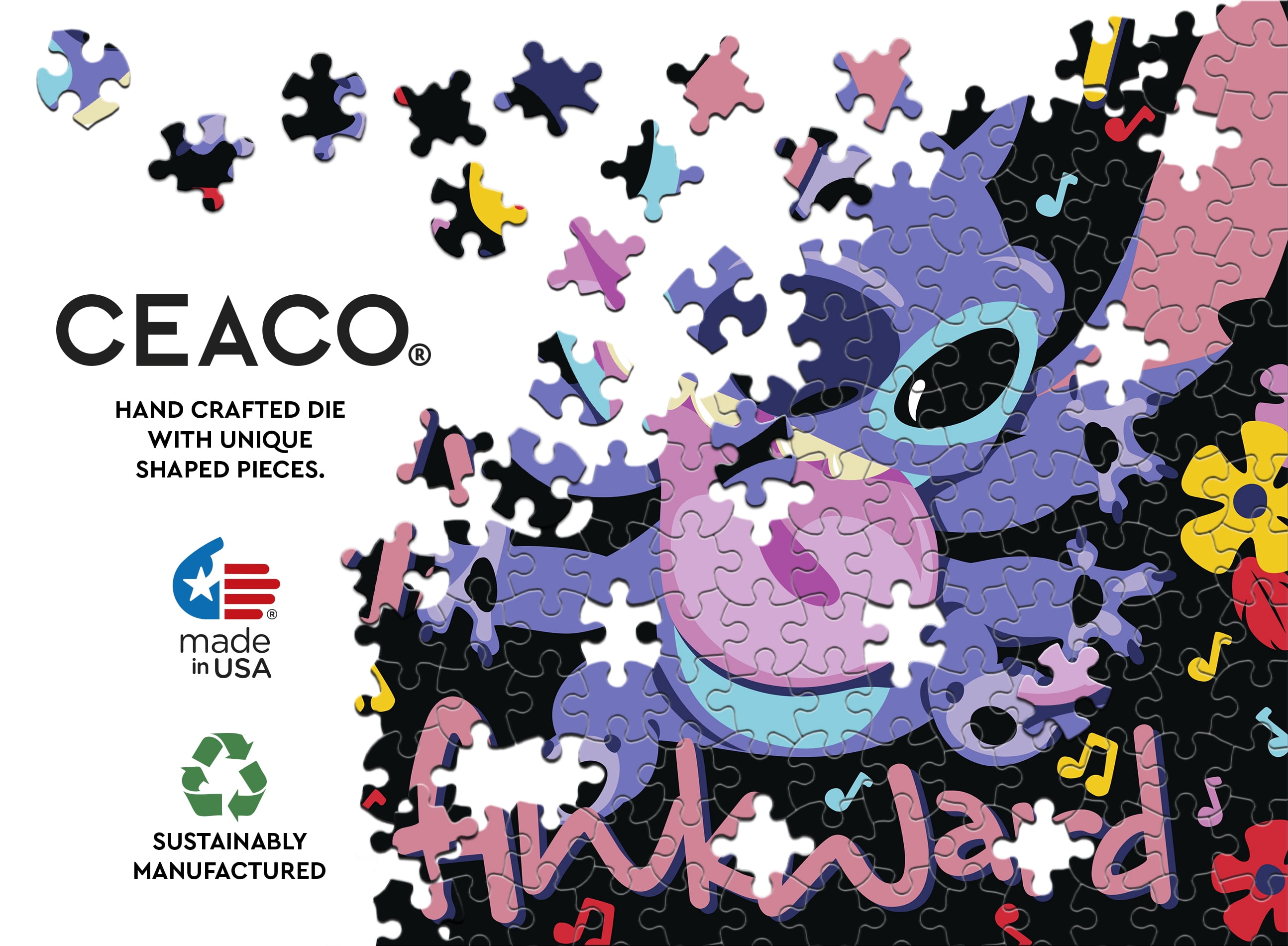 Ceaco 300 Piece Stitch Socially Awkward Interlocking Jigsaw Puzzle