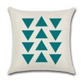 thumbnail image 3 of Injueey Funda de almohada respetuosa con la piel lavable a máquina para columpio, funda de cojín geométrica, fundas de almohada Decoración del hogar estilo 1, 3 of 6
