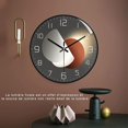 thumbnail image 2 of relogeuhr Moderne Horloge Murale Silencieuse,horloge Murale Digitale De 30 Cm Horloge Murale Ronde Numrique Quartz, Adapte Au Salon,au Bureau, La, 2 of 5