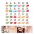 thumbnail image 3 of Miangastore Charms for Crafting Glass Ball Charms Assorted Color 30Pcs, 3 of 9