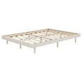 thumbnail image 6 of Modern Design Full Floating Platform Bed Frame for White Washed Color, 6 of 9