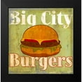thumbnail image 2 of Teller, Skip 20x20 Black Modern Framed Museum Art Print Titled - Hamburger, 2 of 5