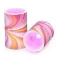 thumbnail image 7 of Yayeee Flameless Candles with Remote Flickering Battery Operated Multi Color Changing, Swirling Lines, 7 of 7