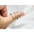 thumbnail image 3 of SS DESIGNS Sterling Silver Spiral Splint Ring for Thumb and Trigger Finger Support | Adjustable Wrap-Around Splint Ring for Rheumatoid Arthritis & EDS Joint Relief, 3 of 4