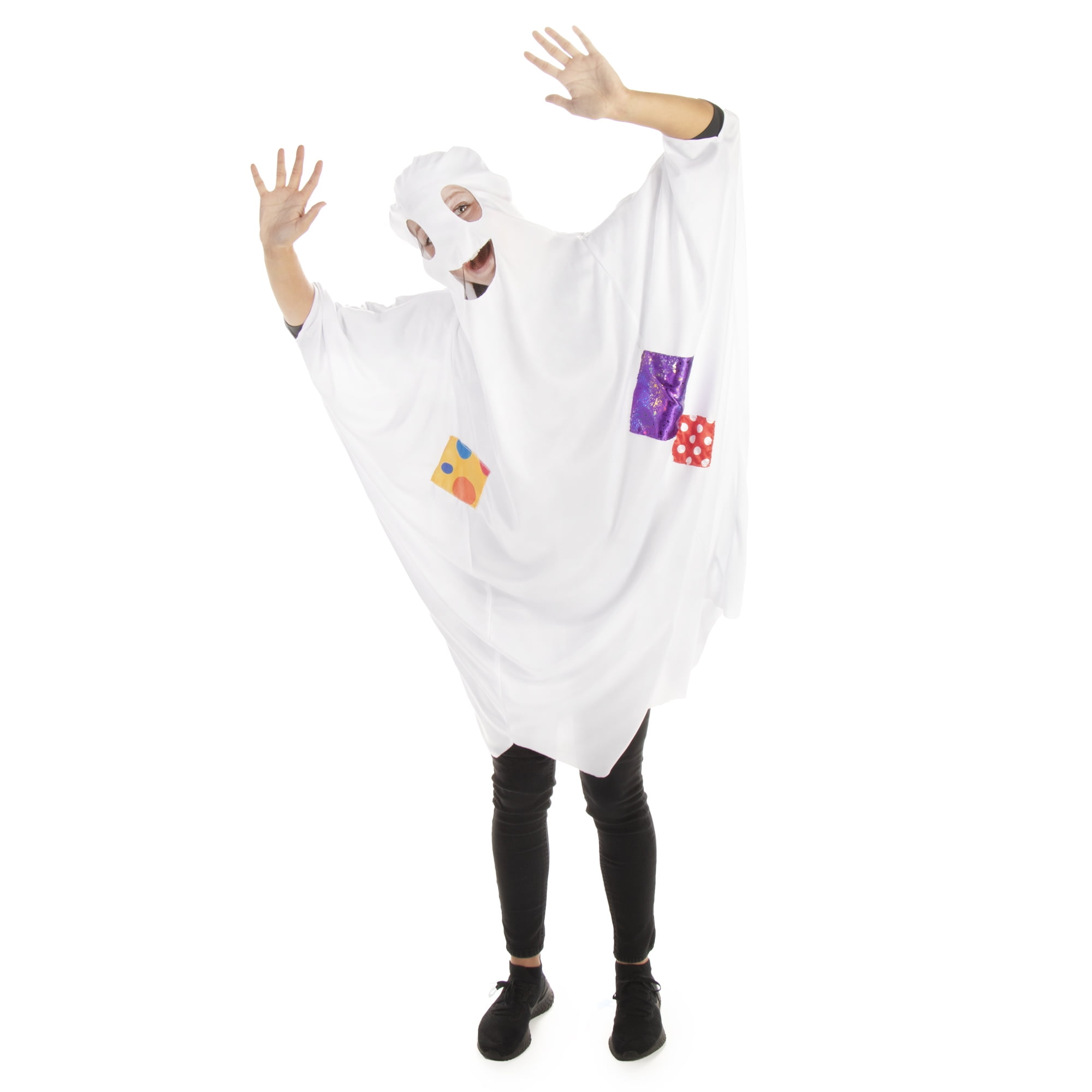 Adult Ghost Costume Halloween Ride On Pick Me Up Fancy Dress Outfit 