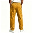 thumbnail image 6 of Baggy Sweatpants Men Wide Leg Joggers with Pockets 2 in 1 Design Corduroy 4 Deep Pockets Drawstring Waist Y2K Loungewear Gym Workout, 6 of 7
