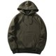 thumbnail image 2 of Gibobby Sudadera para Hombre Sudadera con Capucha de Forro Polar Absorbe la Humedad y Transpirable(Verdemilitary,M), 2 of 3