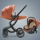 thumbnail image 3 of Baby Stroller 2in1/3 In 1,Luxury Baby Carriage with Car Seat,Eggshell Newborn Baby Stroller Leather Baby Carriage High Landscape ShopWise Round, 3 of 14