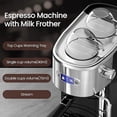 thumbnail image 2 of CRZOE Espresso Machine 20 Bar, Semi-Automatic Coffee Maker with Milk Frother Steam Wand, Nespresso Capsule Compatible, 45 oz Removable Water Tank for Cappuccino, Latte, Home,1350W, 2 of 6