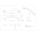 thumbnail image 2 of Elements Belfast Decorative Arch Pull, 2 of 4