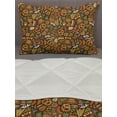 thumbnail image 3 of German Comforter & Sham Bedding Set, Cartoon Style Deutschland Pattern with Flag Hops and Pretzels Hand Drawn Doodle, 3 pcs Duvet Set Microfiber Filling Quilt, 5 Sizes, Multicolor, by Ambesonne, 3 of 4