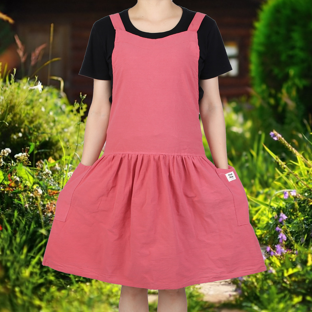 Tebru Female Apron, Kitchen Apron,Household Kitchen Female Apron Anti