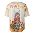 thumbnail image 2 of Happy Thanksgiving Maine Coon with Turkey Pumpkins Autumn Vibes All Over Print 3D Baseball Shirt Cat Lover Kitten Owner Gifts Softball Sport - 12018, 2 of 6