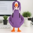 thumbnail image 3 of 7 Inch Desk Goose Outfits Red Hoodies Tabletop Goose Accessory Mini Porch Goose Costume Magnetic Goose Statue Key Holder Clothes for Table Decor, 3 of 6