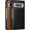 thumbnail image 7 of Case for Google Pixel Fold, PU Leather Back Cover Hard PC Bumper Phone Case for Pixel Fold - Black, 7 of 7