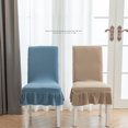 thumbnail image 5 of 2Pcs Chair Covers for Dining Room Chair Covers With Skirt Dining Chair Covers Stretch Kitchen Chair Covers, 5 of 5