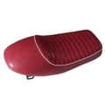 thumbnail image 3 of Cojín de Asiento de Motocicleta Vintage Cafe Racer con Ribete Blanco Rojo, 3 of 3