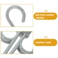 thumbnail image 4 of 2 perchas para cinturón, organizadores de perchas de plástico para colgar cinturones, accesorio para armario, 4 of 6