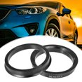 thumbnail image 2 of Unique Bargains 4 Pcs 66.45mm to 57.1mm Universal Car Hub Centric Rings Black, 2 of 7