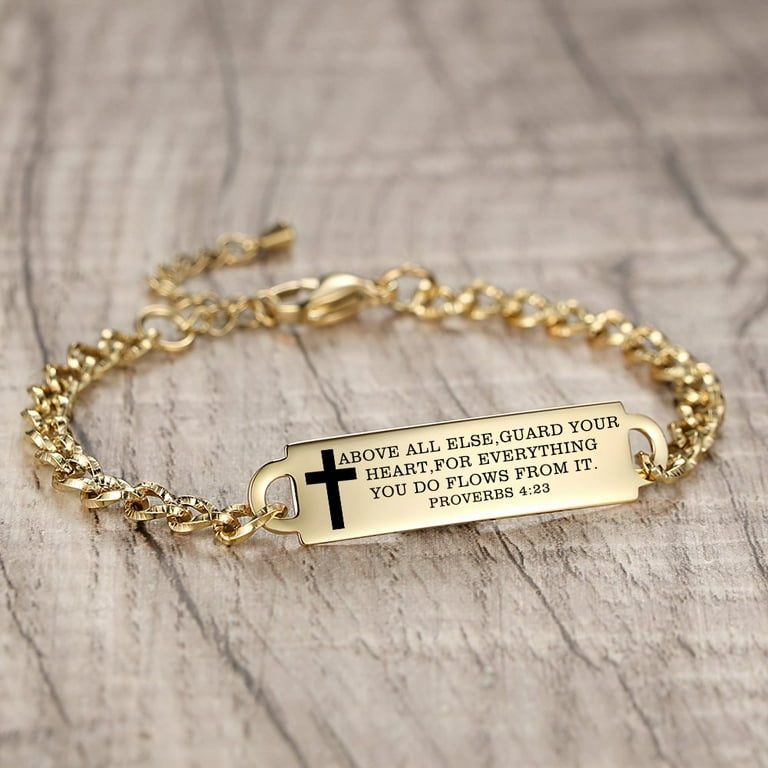 Bible quote bracelet best sale