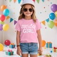 thumbnail image 2 of Toddler Girl's T Shirts Set Letter Graphic Tees Short Sleeve 0-24 Months 2t 3t 4t 5t 6t 7t Crew Neck Summer Tee Shirt Gibobby,9-10 Years,Pink, 2 of 4