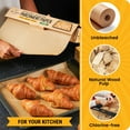 thumbnail image 4 of 2-Pack 520 Sq.Ft Parchment Paper for Baking - 15" x 210ft Baking Paper Roll, 4 of 8