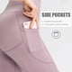 thumbnail image 3 of Pantalones cortos de yoga para mujer con bolsillos Cintura alta Medias deportivas Estiramiento, 3 of 8