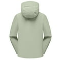 thumbnail image 5 of Rain Jacket with Hood Men's Water_proof Raincoats Lightweight Breathable Rain Gear Packable Workwear Big and Tall Work Outdoor Outerwear (Light Green,XL), 5 of 5