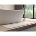 thumbnail image 3 of Modern 58x21" Diatomite Stone Extra Large Bath Mat in White, 3 of 7