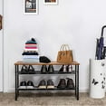thumbnail image 3 of 3-Tiers Tilting Adjustable Freestanding Shoe Rack 9-Pairs For Durability And Stability For Entryways, Hallways, Closets, Dormitory Rooms, And Industries, 3 of 7