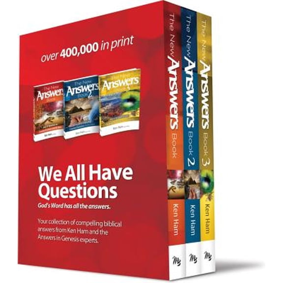 Pre-Owned New Answers Book Box Set (Paperback) by Ken Ham, 3 Books