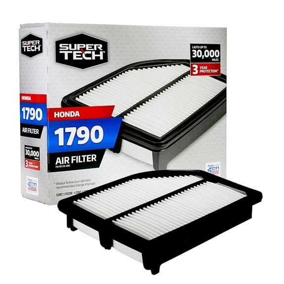 Super Tech 1790 Engine Air Filter, Replacement Filter for Honda Fits select: 2012-2014 HONDA CR-V