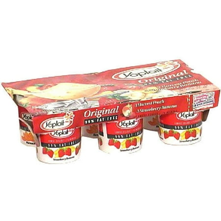 General Mills Yoplait Lowfat Yogurt, 6 ea