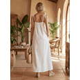 thumbnail image 3 of Vestido Largo Mujer Tirantes Ajustables | Corte Amplio Fluido Tipo Maxi, 3 of 5
