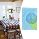 thumbnail image 2 of Impermeable anti-aceite mantel de PVC comedor cocina cubierta de mesa Protector decoración de fiesta, 2 of 5