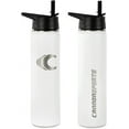 thumbnail image 4 of Cannon Sports Vacuum Insulated Stainless Steel Water Bottle Three Lids 24 Ounce (White), 4 of 6
